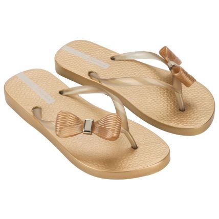 Chinelo Feminino Ipanema Belle Chic - 27116 - Dourado/Bege - Atacado