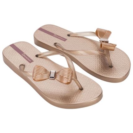 Chinelo Feminino Ipanema Belle Chic - 27116 - Rosa Metalizado/Bordo - Atacado