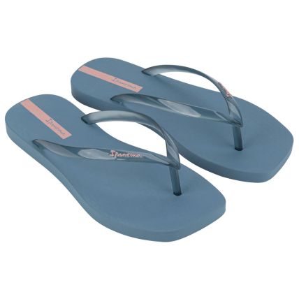 Chinelo Feminino Ipanema Edge Essencial - 27121 - Azul/azul/rosa - Atacado