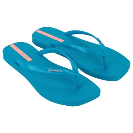 Chinelo Feminino Ipanema Edge Essencial - 27121 - Azul/azul/laranja - Atacado