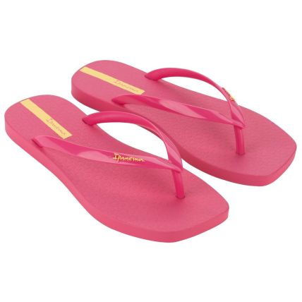 Chinelo Feminino Ipanema Edge - 27121 - Rosa/rosa/amarelo - Atacado