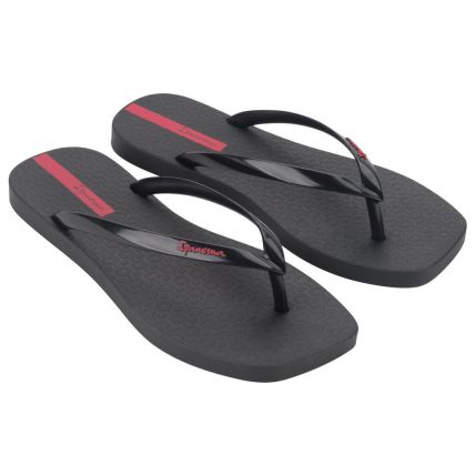 Chinelo Feminino Ipanema Edge - 27121 - Preto/preto/rosa - Atacado