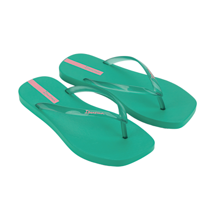Chinelo Feminino Ipanema Edge Essencial - 27121 - Verde/verde/rosa - Atacado
