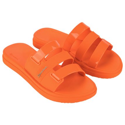 Chinelo Slide Feminino Ipanema Bold Plus - 27123 - Laranja/laranja - Atacado