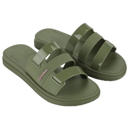  Chinelo Slide Feminino Ipanema Bold Plus - 27123 - Verde/verde Escuro - Atacado