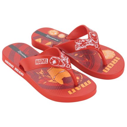 Chinelo Infantil Ipanema Marvel Heros - 27127 - Vermelho/Branco/Amarelo - Atacado