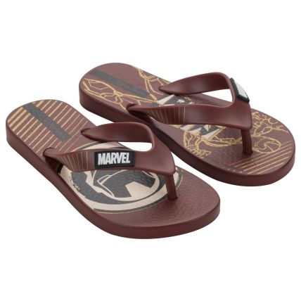 Chinelo Infantil Ipanema Marvel Heroes - 27127 - Vermelho/cobre/preto - Atacado