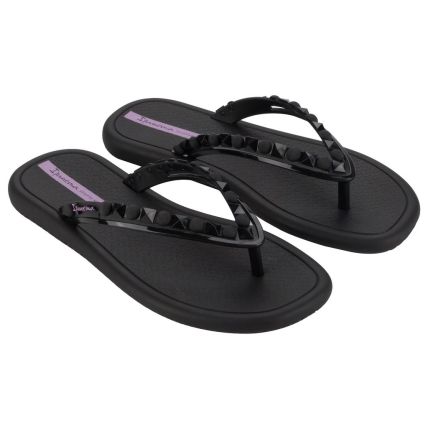 Chinelo Feminino Ipanema Meu Sol - 27130 - Preto/Lilás - Atacado