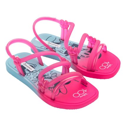 Sandália Infantil Ipanema Disney Solar - 27132 - Rosa/Rosa Perolado - Atacado