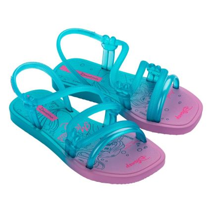 Sandália Infantil Ipanema Disney Solar - 27132 - Lilás/Azul/Azul Perolado - Atacado