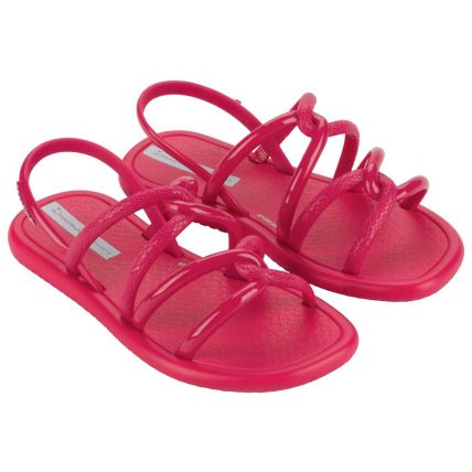 Sandália Infantil Ipanema Sempre Nova - 27136 - Rosa Escuro/Verde - Atacado