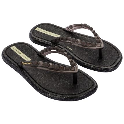 Chinelo Infantil Ipanema Meu Sol Mais - 27139 - Preto/Preto Perolado - Atacado