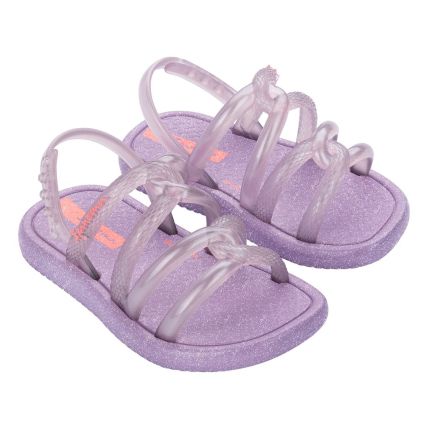 Sandália Baby Ipanema Meu Sol Mais - 27144 - Lilás/Lilás Perolado - Atacado