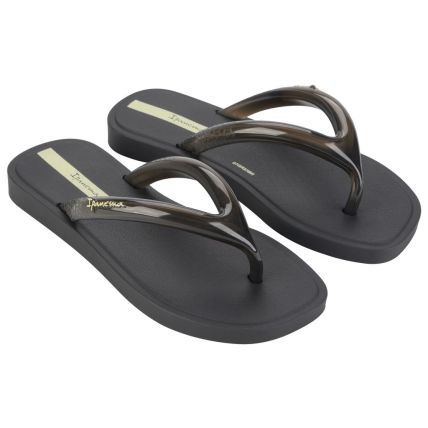 Chinelo Infantil Ipanema Puffer Day - 27146 - Preto/Preto Transparente - Atacado
