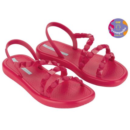 Sandalia Feminina Ipanema Meu Sol Flatform - 27148 - Rosa Escuro/verde - Atacado