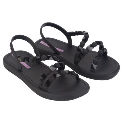 Sandalia Feminina Ipanema Meu Sol Flatform - 27148 - Preto/lilas - Atacado