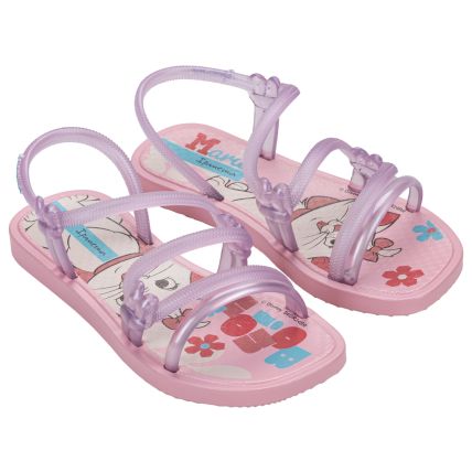 Sandalia Infantil Ipanema Disney Solar - 27151 - Rosa/rosa Perolado - Atacado