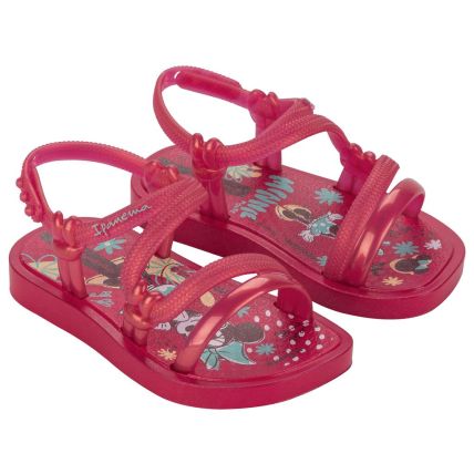 Sandalia Baby Ipanema Disney Solar - 27152 - Rosa/vermelho Perolado - Atacado