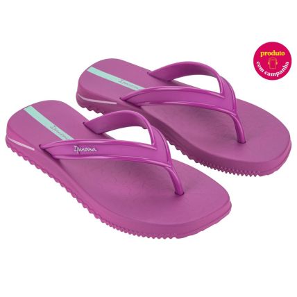 Chinelo Feminino Ipanema Breeze - 27166 - Rosa/rosa/verde - Atacado