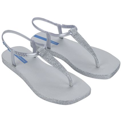Sandalia Feminina Ipanema Class Edge Glow - 27168 - Cinza/cinza Glitter - Atacado