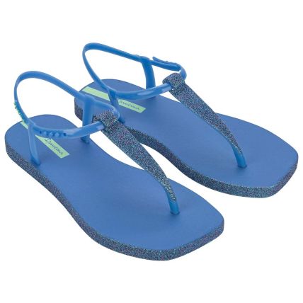 Sandalia Feminina Ipanema Class Edge Glow - 27168 - Azul/azul Glitter - Atacado