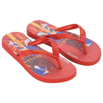 Chinelo Infantil Ipanema Sonic Race - 27170 - Vermelho/azul - Atacado