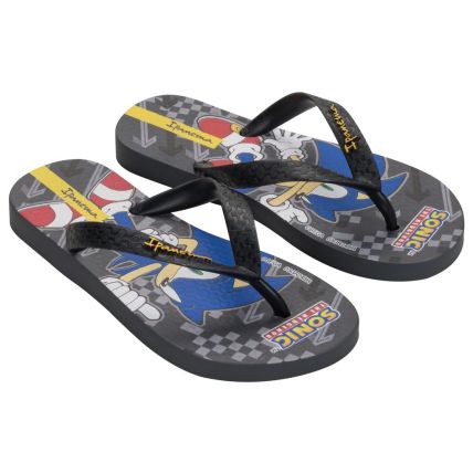 Chinelo Infantil Ipanema Sonic Race - 27170 - Grafite/preto/azul - Atacado