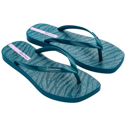 Chinelo Feminino Ipanema Edge - 27171 - Azul/azul/rosa - Atacado