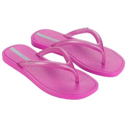 Chinelo Feminino Ipanema Puffer Day Brilha - 27180 - Rosa Escuro/rosa Glitter - Atacado