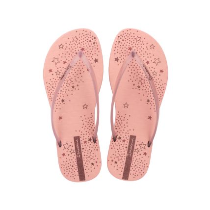 Chinelo Feminino Ipanema Easy Star - 27181 - Rosa/rosa Glitter - Atacado