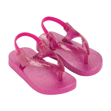 Chinelo Baby Ipanema Glitter - 27182 - Rosa Escuro/Glitter - Atacado