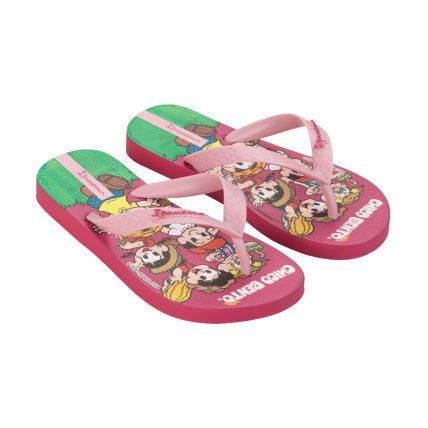 Chinelo Infantil Ipanema Chico Bento - 27190 - Rosa/rosa - Atacado