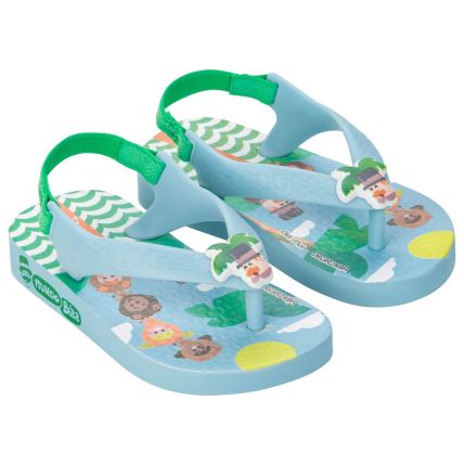 Chinelo Baby Ipanema Mundo Bita Sol - 27192 - Azul/verde - Atacado