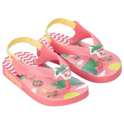 Chinelo Baby Ipanema Mundo Bita Sol - 27192 - Rosa/amarelo - Atacado