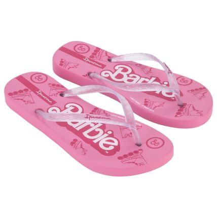 Chinelo Feminino Ipanema Barbie Glam - 27218 - Rosa Medio/Glitter - Atacado
