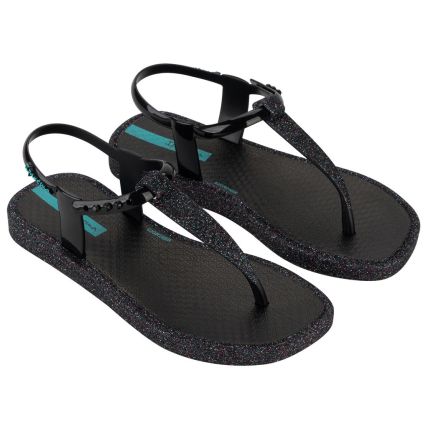 Chinelo Infantil Ipanema Twisty - 27222 - Preto/preto Glitter - Atacado