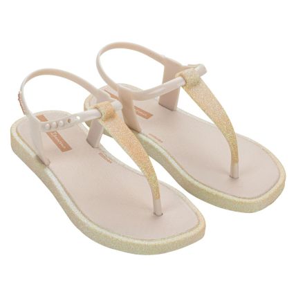 Sandalia Infantil Ipanema Class Edge Solar Glow - 27222 - Bege/glitter - Atacado