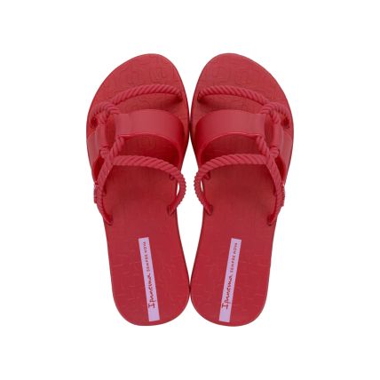 Chinelo Gáspea Feminino Ipanema Diversa - 27232 - Vermelho/lilas - Atacado