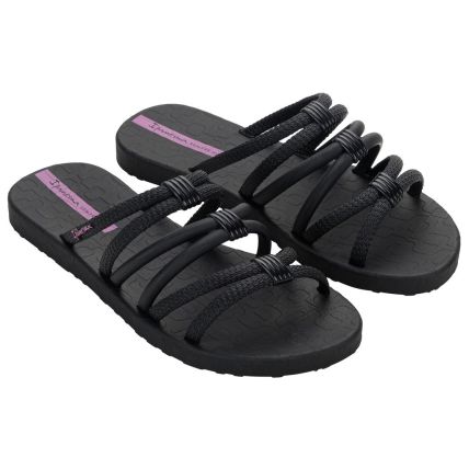 Chinelo Slide Feminino Ipanema Diversa - 27237 - Preto/lilas - Atacado