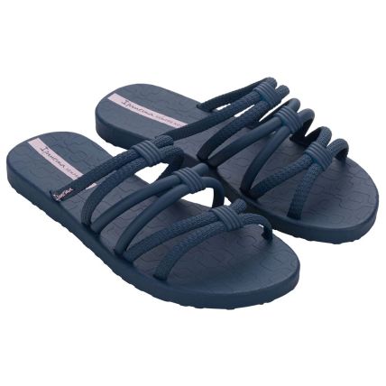 Chinelo Slide Feminino Ipanema Diversa - 27237 - Azul Marinho/rosa - Atacado