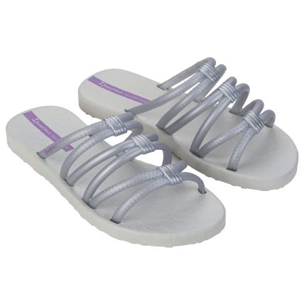 Chinelo Slide Feminino Ipanema Diversa - 27237 - Cinza/prata/lilas - Atacado