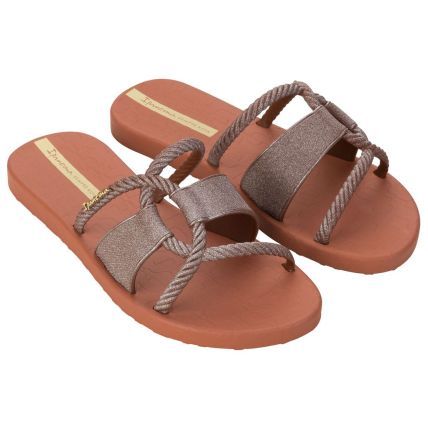 Chinelo Gaspea Feminino Ipanema Diversa - 27241 - Rosa Cota/marrom - Atacado