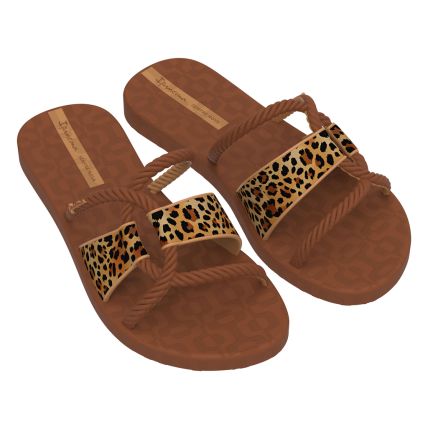 Chinelo Gaspea Feminino Ipanema Diversa Mais - 27241 - Marrom/bege - Atacado