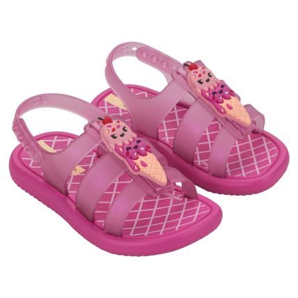 Sandalia Baby Ipanema Dreamy - 27246 - Rosa/rosa Perolado - Atacado