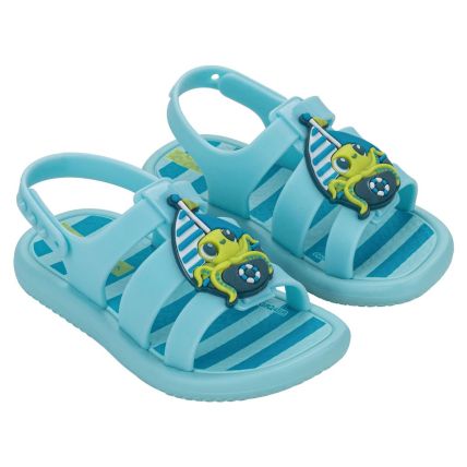 Sandalia Baby Ipanema Dreamy - 27246 - Azul/azul/verde - Atacado