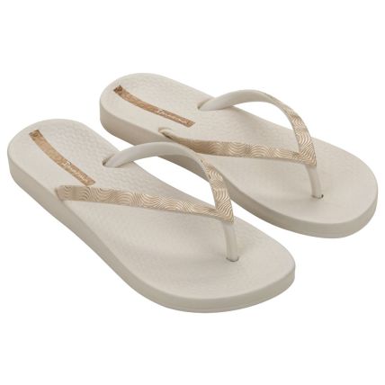 Chinelo Feminino Ipanema Anatomica Metallic - 27253 - Bege/rose - Atacado