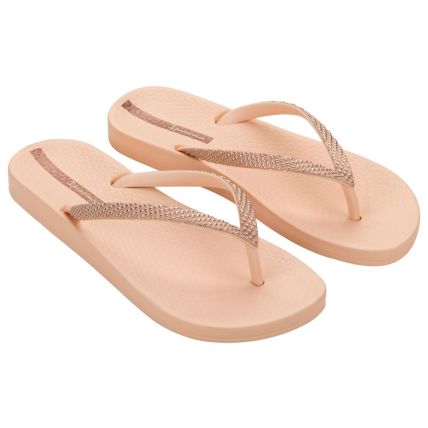 Chinelo Feminino Ipanema Anatomica Metallic - 27253 - Bege/ouro - Atacado