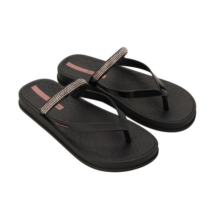 Chinelo Feminino Ipanema Fiesta - 27256 - Preto/rosa - Atacado