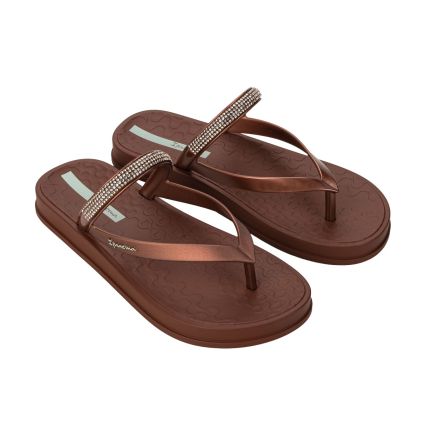 Chinelo Feminino Ipanema Fiesta - 27256 - Marrom/cobre - Atacado