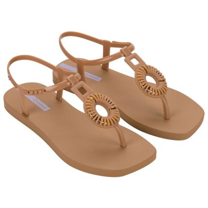 Chinelo Feminino Ipanema Class Edge Graphic - 27263 - Marrom/marrom/violeta - Atacado